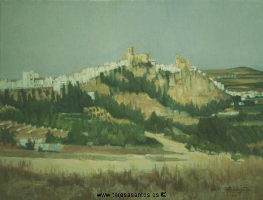 Título: Arcos de la Frontera (Cádiz) Año: 1998 Técnica:Óleo sobre lienzo Medidas:65x50