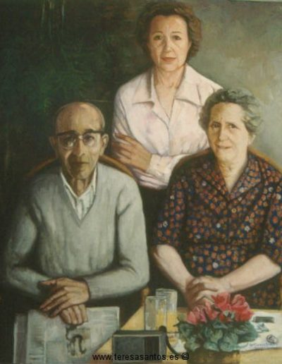 Título: Retrato de familia Año: 1997 Técnica: Óleo sobre lienzo Medidas: 81x100